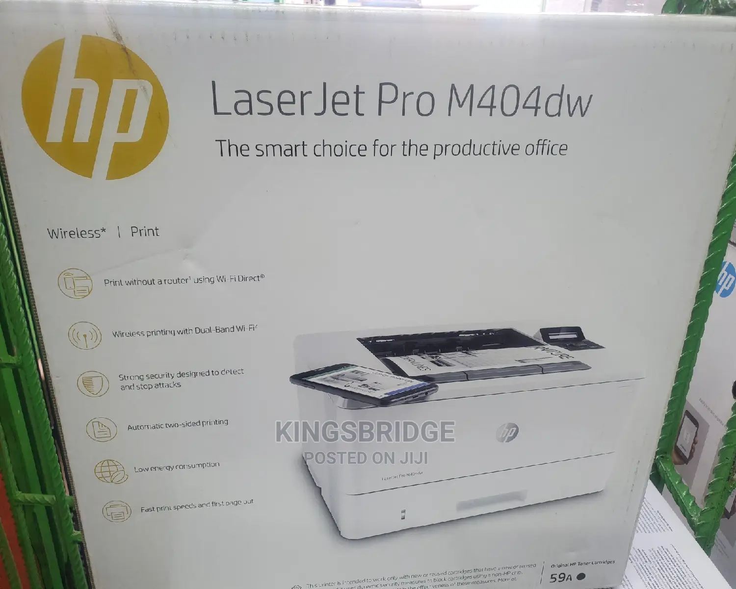 HP Laser Jet Pro M404dw All In One Smart Printer.