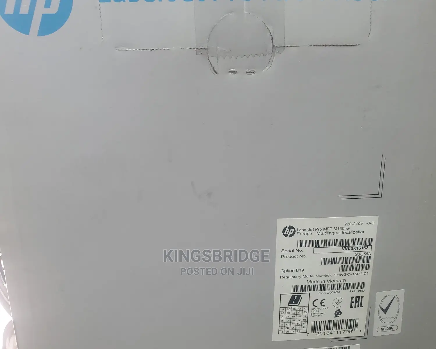 Hp Laserjet Pro MFP M130nw All in One Smart Printer.