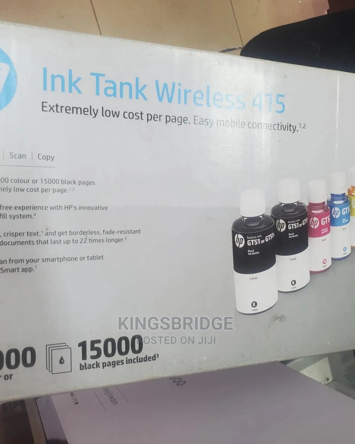 Hp Ink Tank Wireless 415 All In One Printer.