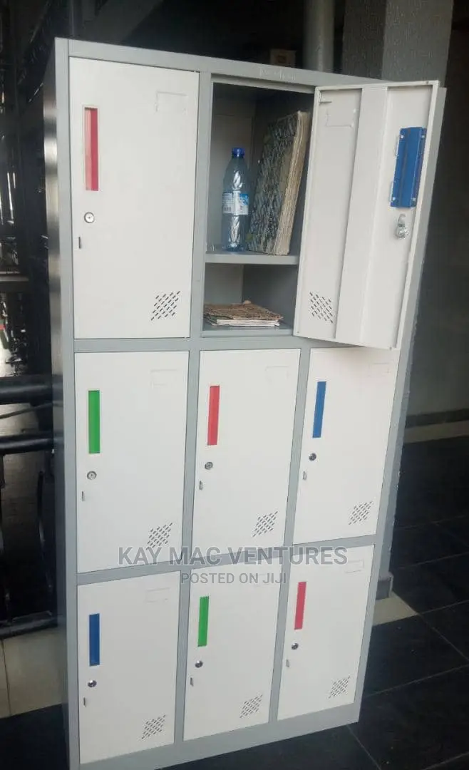 This Is a Colorful Customer Locker Cupboard
