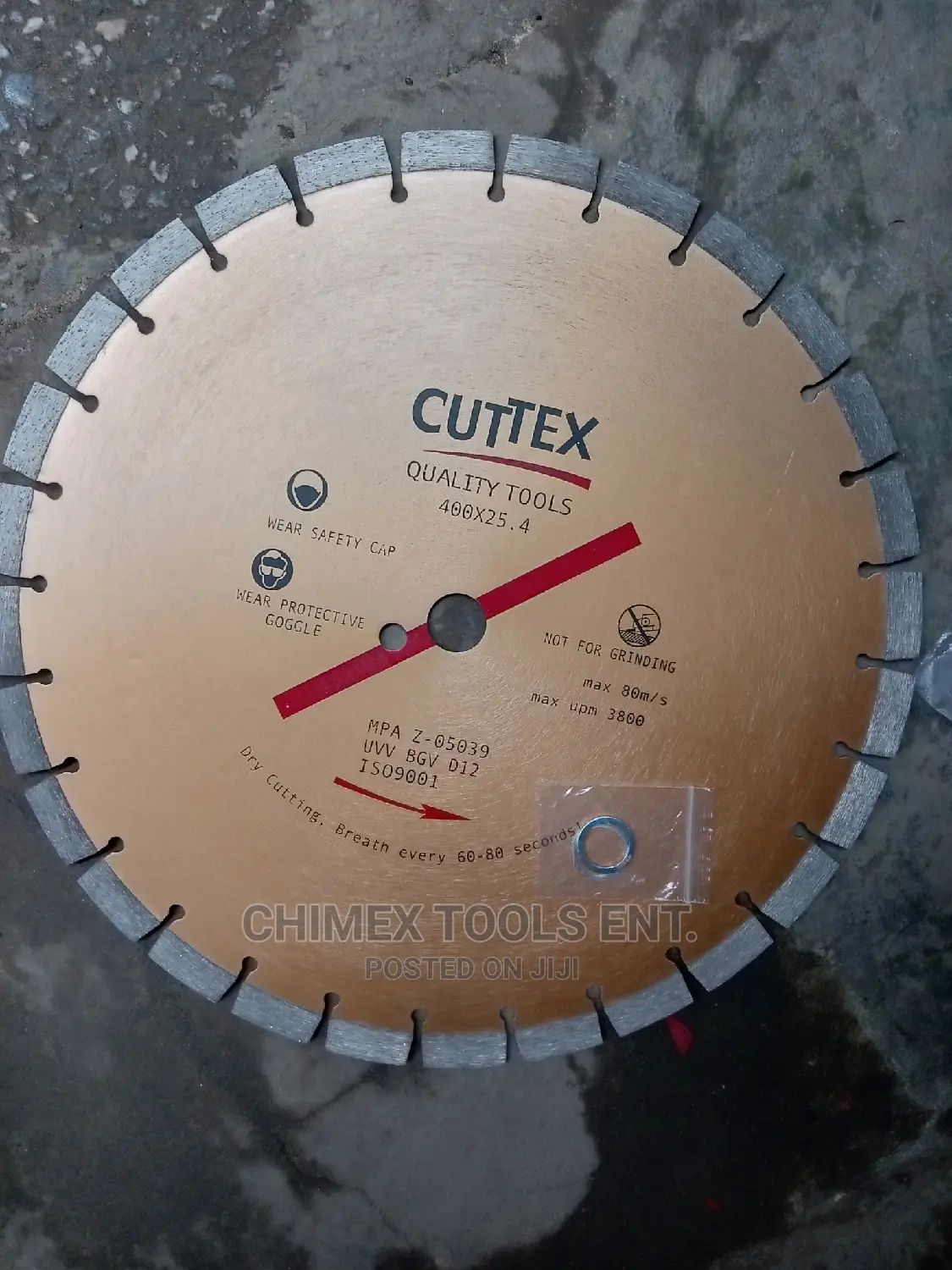 Hand Daimond Cutting Disco 16" Cutter