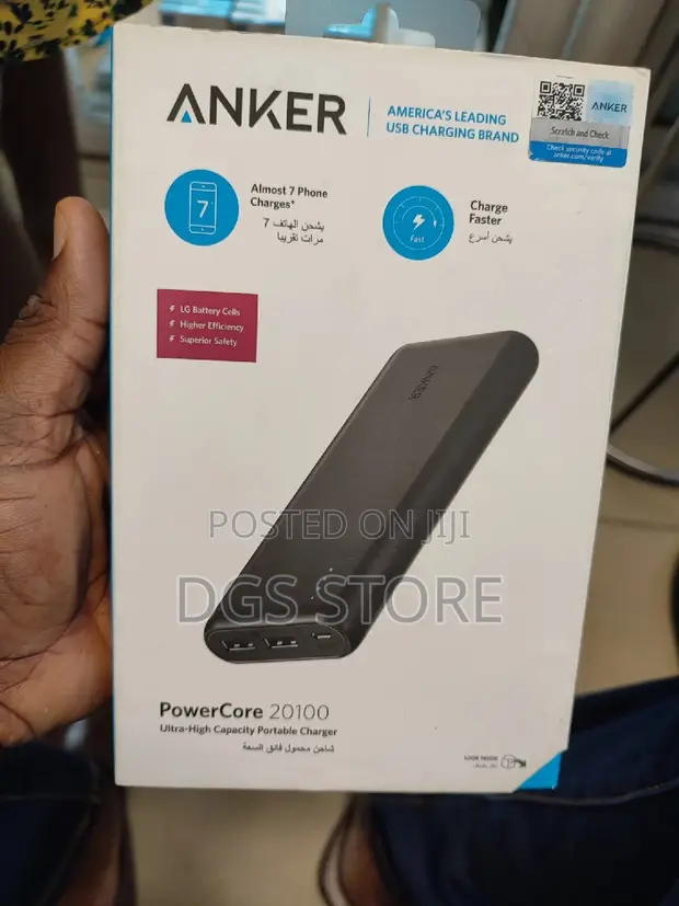 Anker Power Core 20100mah Ultra High Capacity Power Bank for sale - DGS  Store  Price:  85,000 on Jiji.ng [Ikeja]