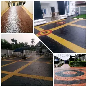 Concrete Stamp Floor In Unique Modern Way