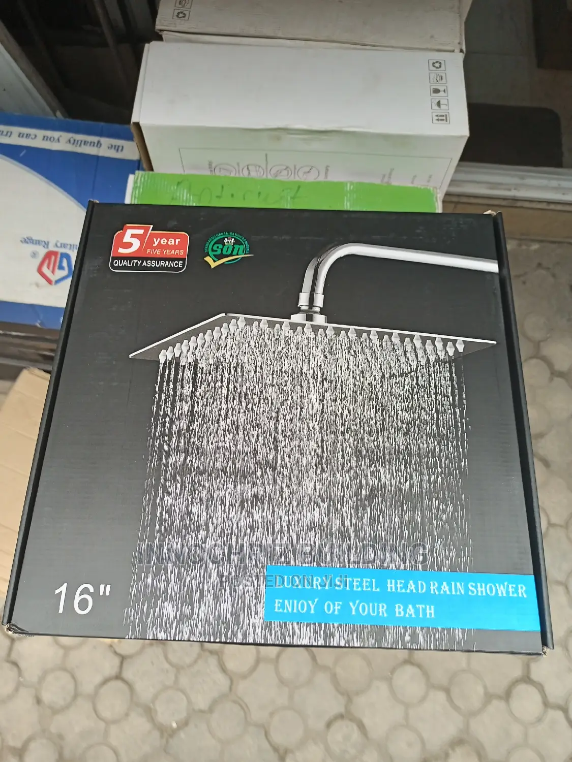 Stainless 16" Shower Head