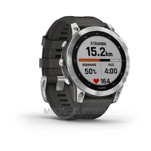 Garmin Fenix 7, Standard Edition - Silver With Graphite Band