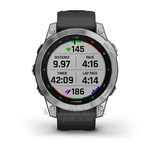 Garmin Fenix 7, Standard Edition - Silver With Graphite Band