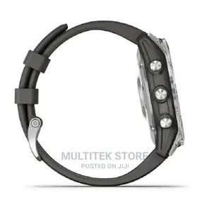 Garmin Fenix 7, Standard Edition - Silver With Graphite Band