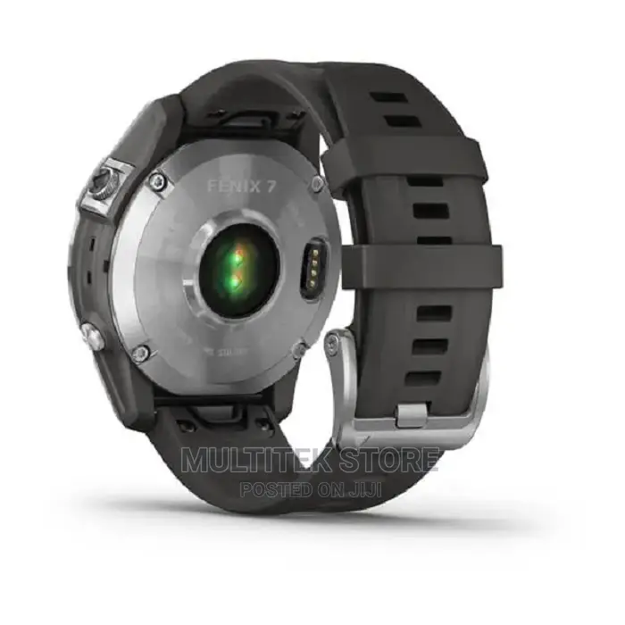 Garmin Fenix 7, Standard Edition - Silver With Graphite Band