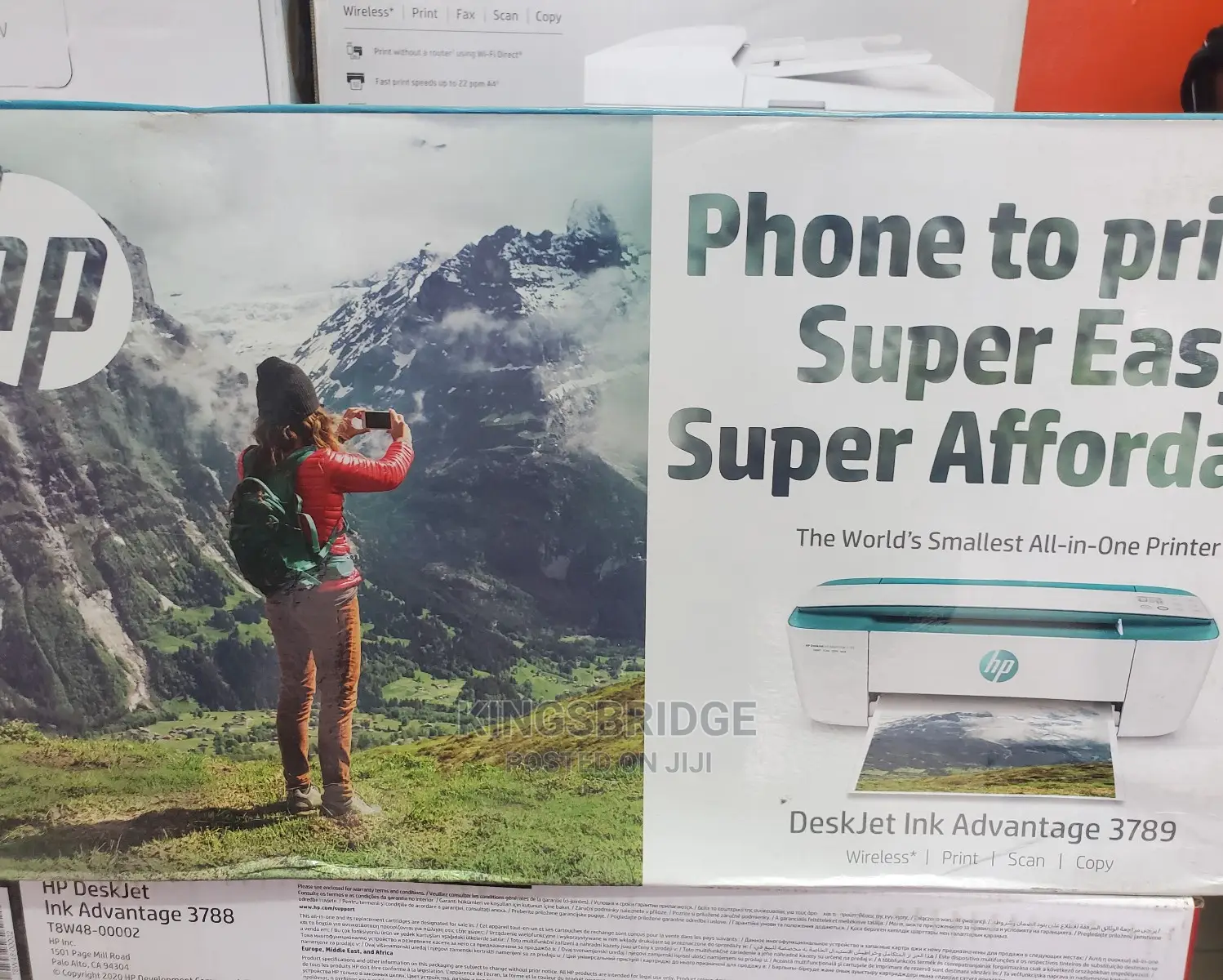 Hp Deskjet Ink Advantage 3789 All in One Printer.