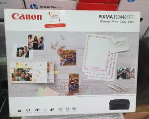 Canon Prixma Ts3440 Black All in One Smart Printer.