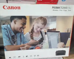 Canon Prixma Ts3440 Black All in One Smart Printer.