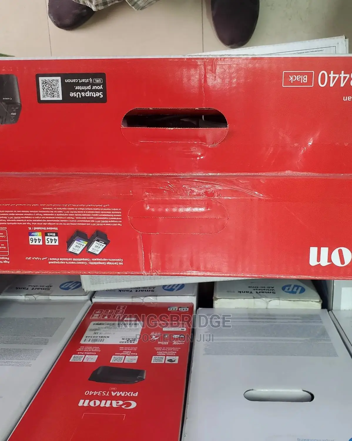 Canon Prixma Ts3440 Black All in One Smart Printer.