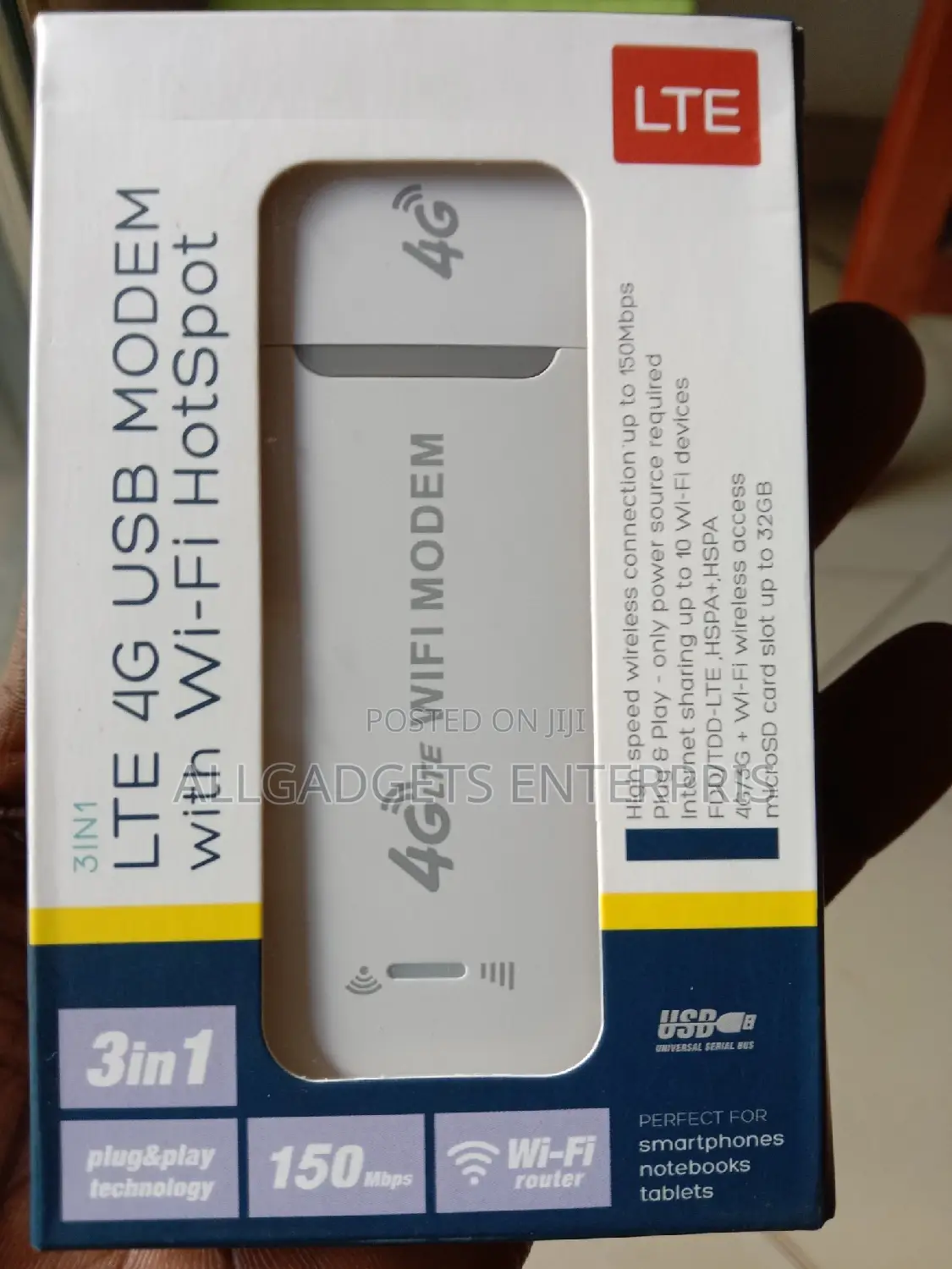4G LTE Hotspot Modem.