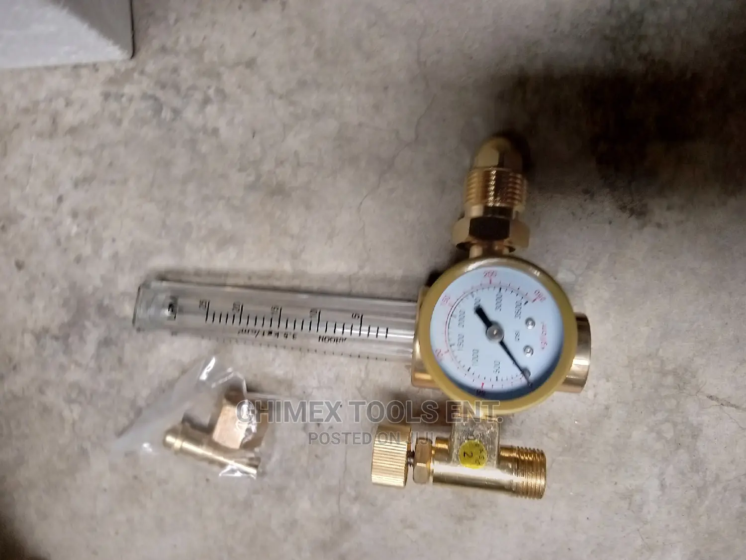 Argon Regulator Gauge Complete Set Kit