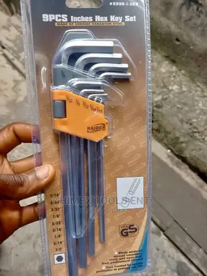 Hand Allen Key Set Imperial