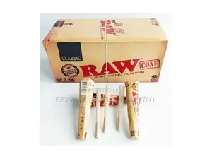 Box of Raw Pre-Rolled Cone - King Size - 3 Per Pack