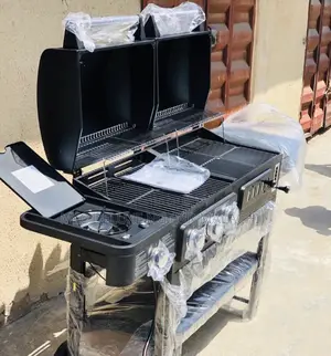 Gas and Charcoal Barbecue Griller/Outdoor BBQ Grill N Cookng