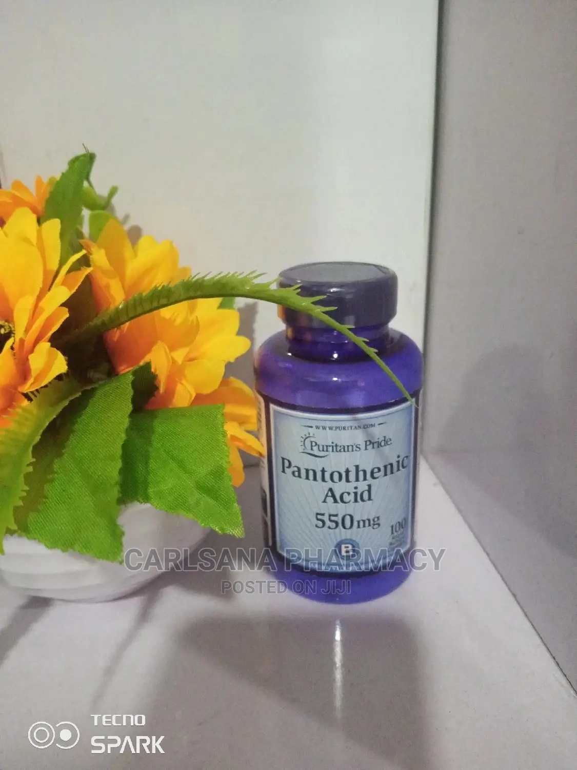 Pantothenic Acid 550mg