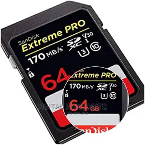 Sandisk 64GB Extremely Pro SD Memory Card 4k 270mb/S