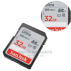 32gb Ultra Sd Memory Card 120mb/S