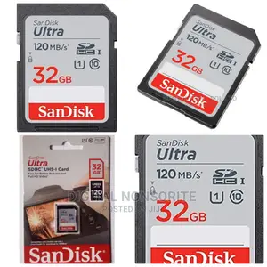32gb Sd Memory Card 120mb/S