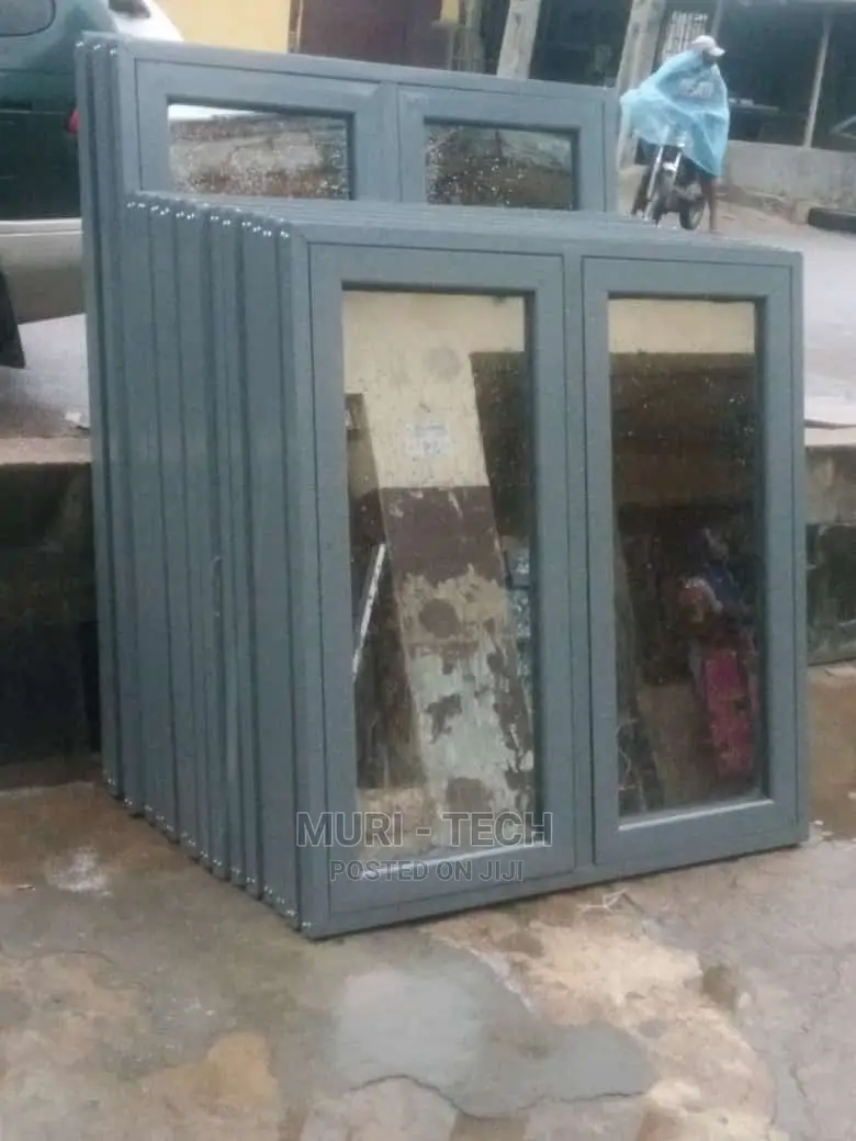 Gray Casement Window in Ikeja Windows, Muri Tech Aluminium
