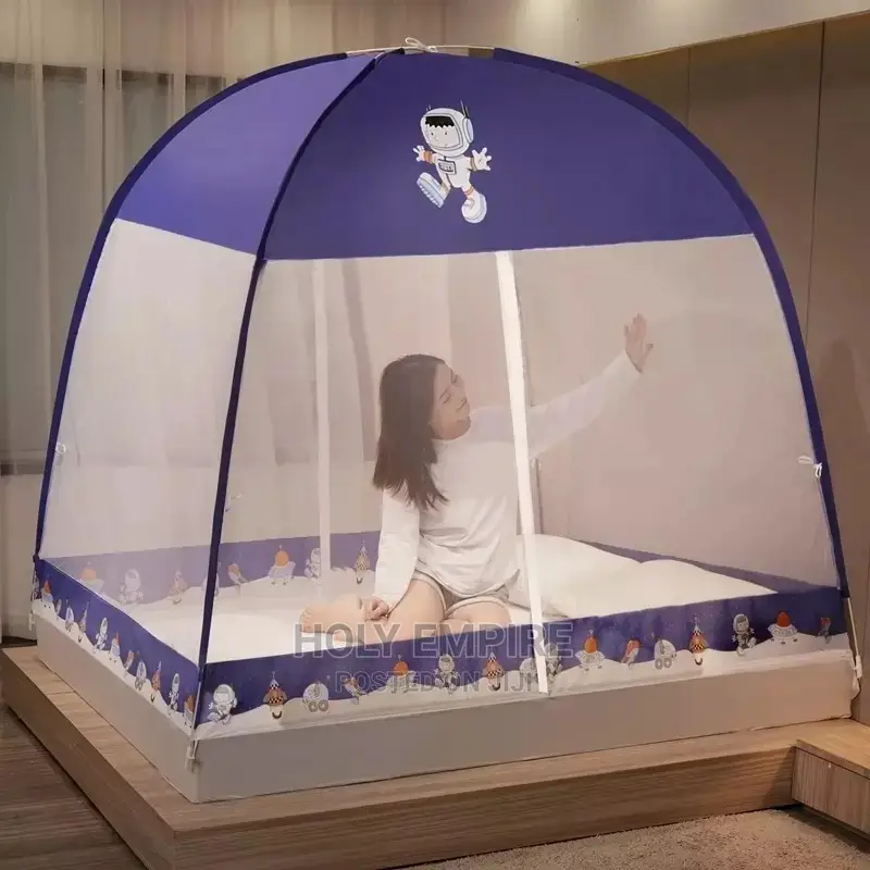 Mosquito Net With Support Blue Deer Installation Anti-Mosqui