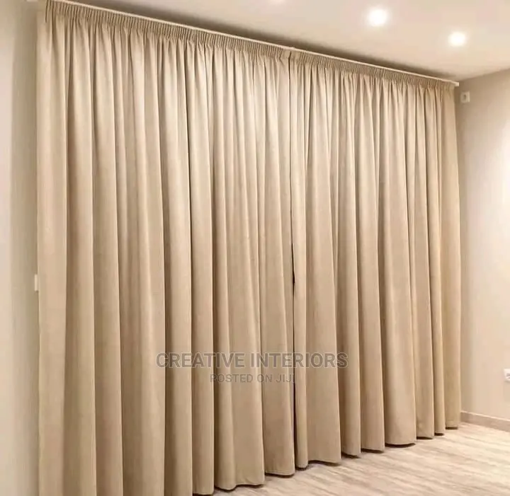 Quality Fabric Made Full Wall Length Curtains