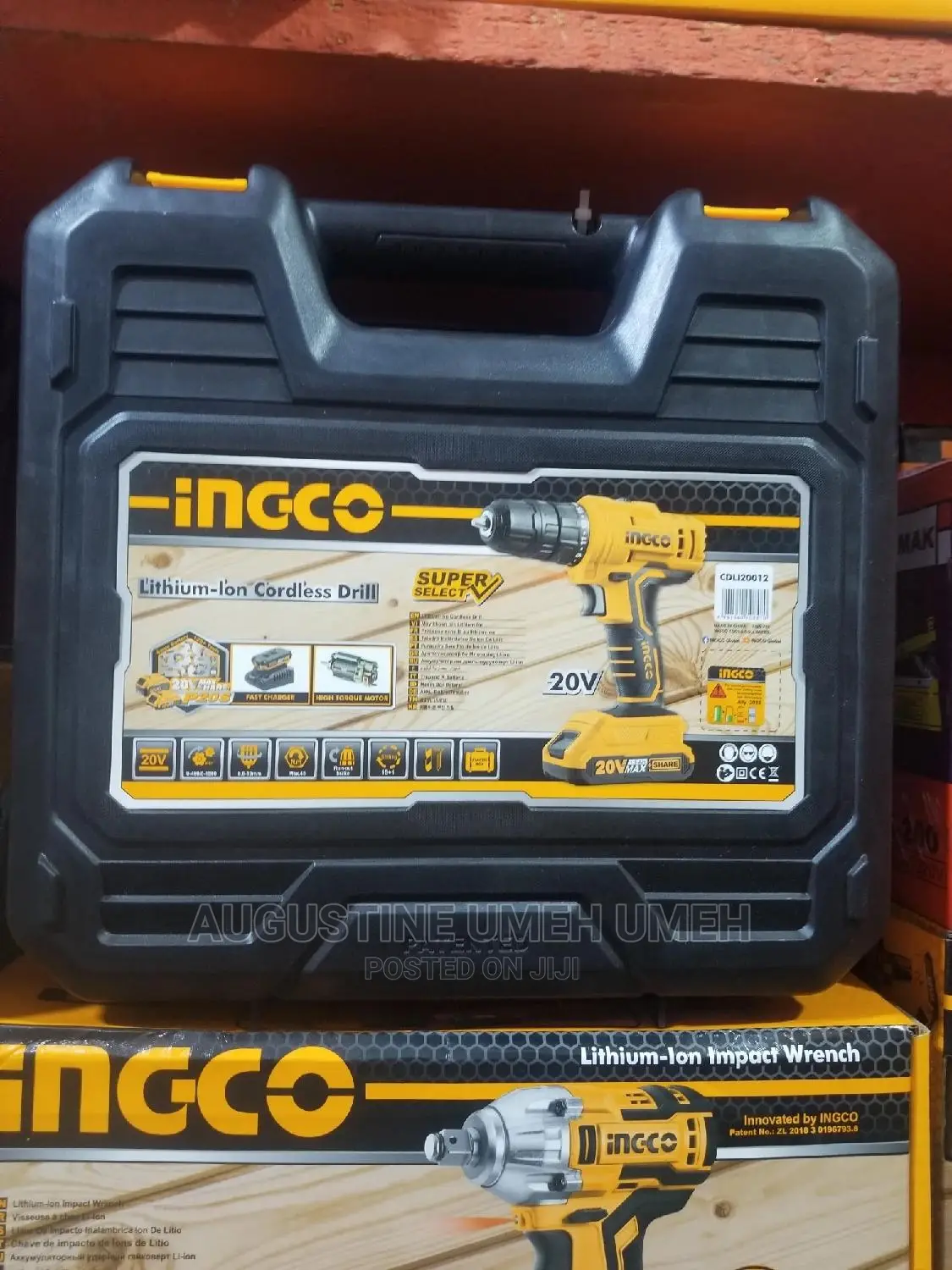 INGCO Lithium Ion Cordless Drill