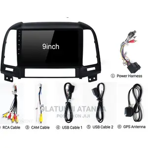 Hyundai Santafe 2005-2012 Android Player+Navigatn+Rvers Cam
