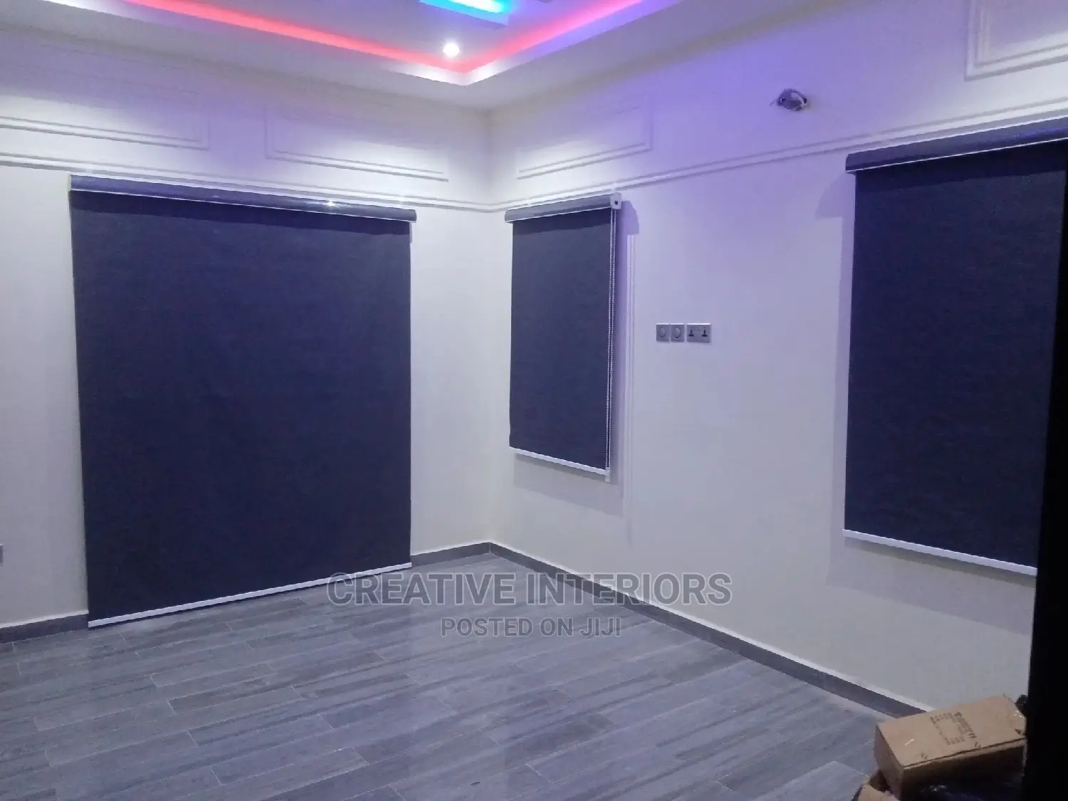 Quality Black Out Roller Blinds.