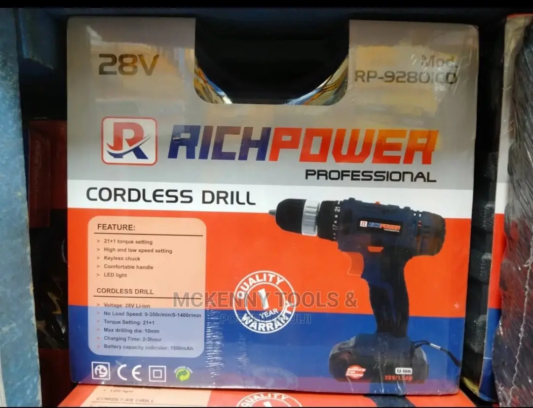 Rich Power Proffessional Cordless Drill 28 V