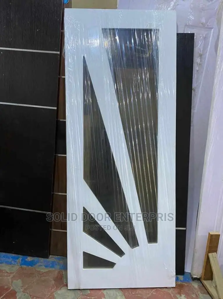 Solid Unique Door With Glass