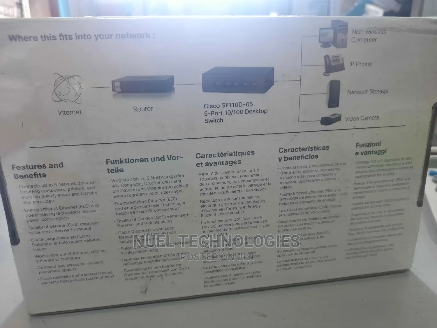 Cisco 5 Port Desktop Switch