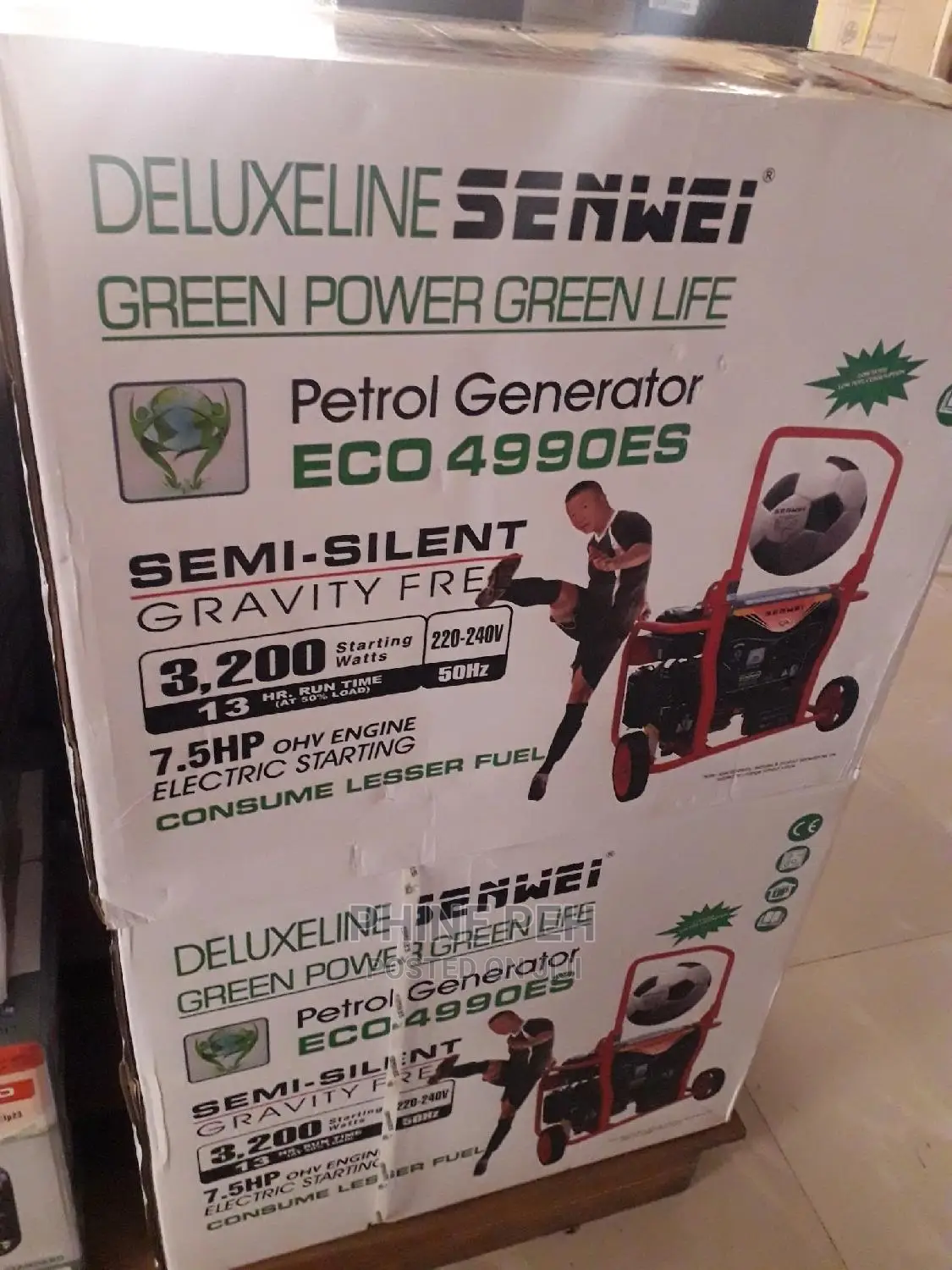 Senwei 3.2KVA Key Start Generator - ECO4990ES