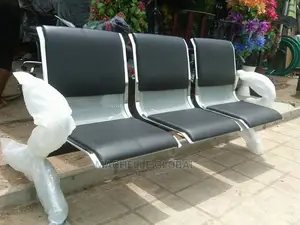 Stainless Leather Visitors Chairs (3in1)