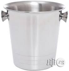 UK Stainless Steel 18/10 Wine Bucket And Stand.