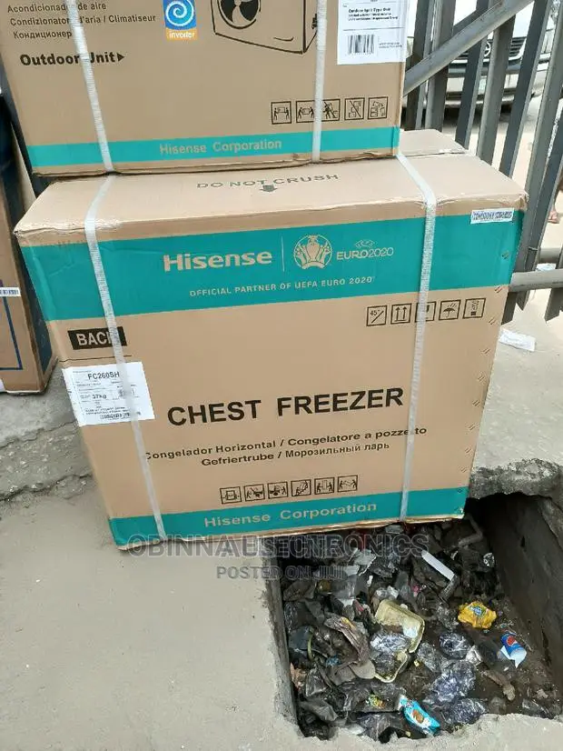 Brand New HISENSE (Model 260)Chest Freezer/Extenal Compresor