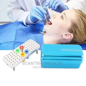 Bur Block Organizer With Measurable Cover Autoclavable