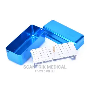 Aluminium Autoclave Sterilizer Case Burs Dental Endo Files