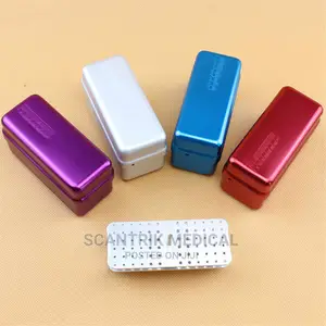 Medical 60-Holes Autoclave Sterilizer Case Burs Dental