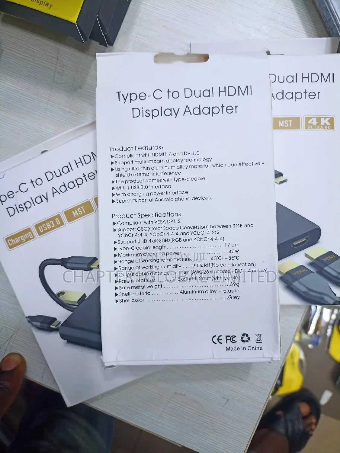 USB-C to Dual Hdmi Display Adapter