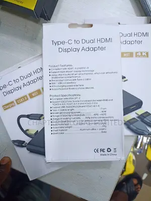 USB-C to Dual Hdmi Display Adapter