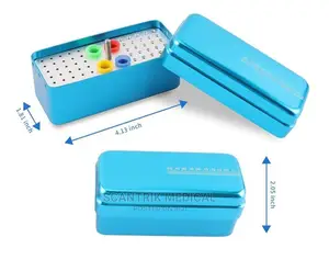 60 Holes Bur Disinfection Box Resistant to High Temperature