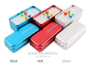 Autoclave Sterilizer Aluminium Bur Case Holder for Endodonti