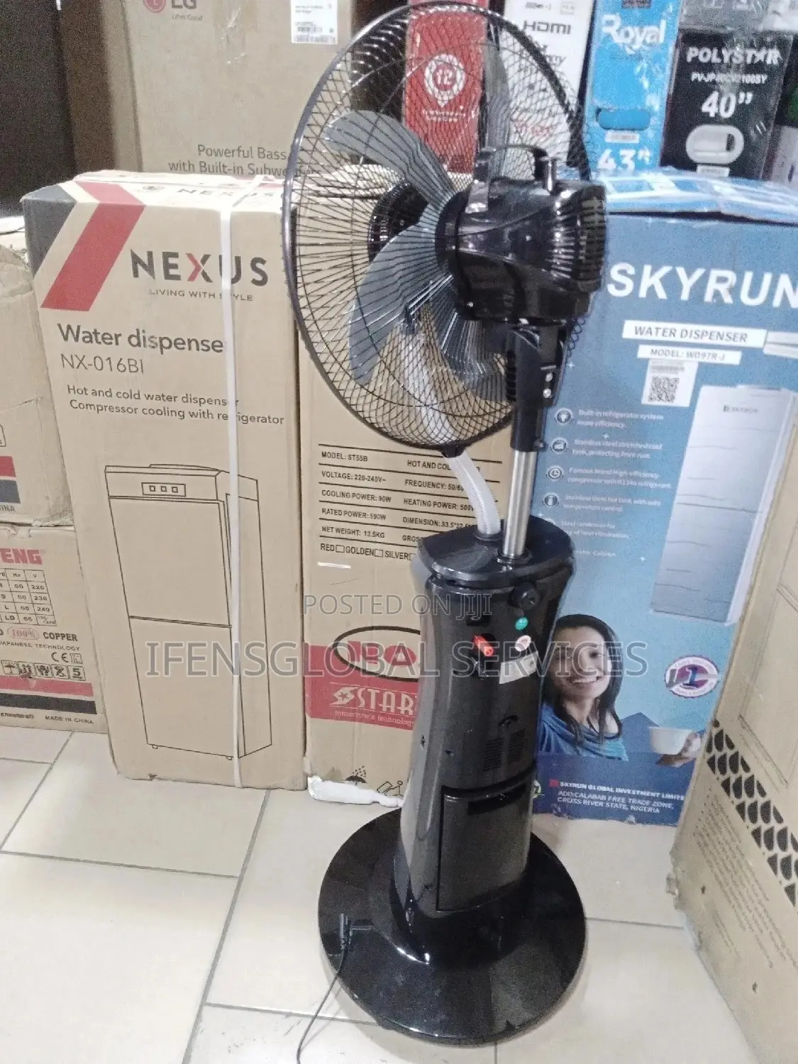 Mist Rechargeable Fan