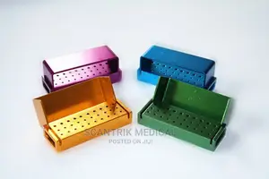 30 Holes Dental Burs Holder Block Case Opening Box Dental