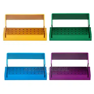 Dental Burs Holder Block Case Opening Box