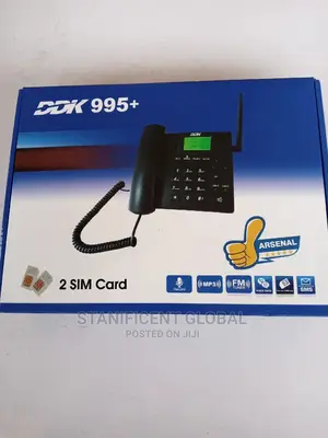 Ddk 995+ Gsm Desktop Telephone Handset (2simcard, Fm Mp3)