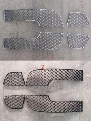 Bentley Gt and Continental Bumper Grille Black and Sliver